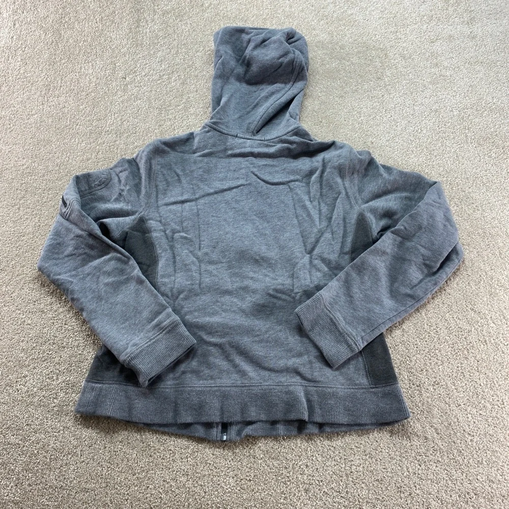 Ralph Lauren Active Kids Size Medium Gray Zip‎ Up Hoodie Athletic Crest Logo